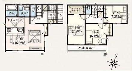 ◇光と風を呼び込む全室南向き♪
◇おしゃれでスタイリッシュな折上天井でお部屋に高級感が生まれます♪
◇WIC・SIC、全居室収納付きで収納力も充実♪ 