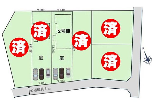 区画図です