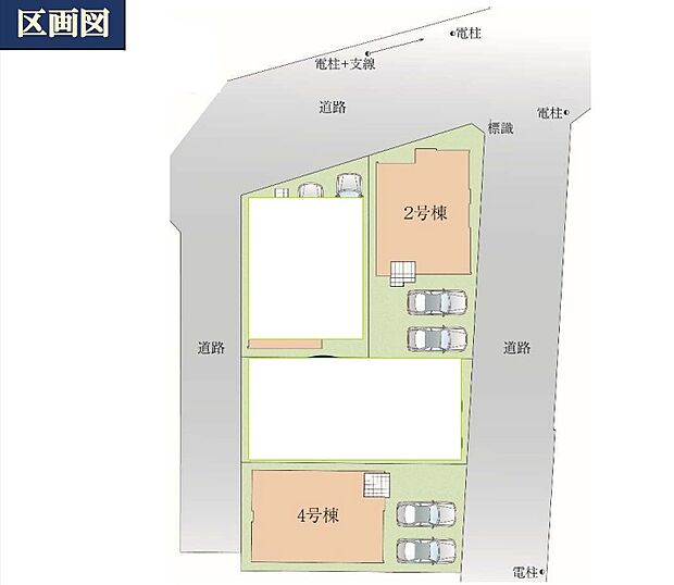 区画図です