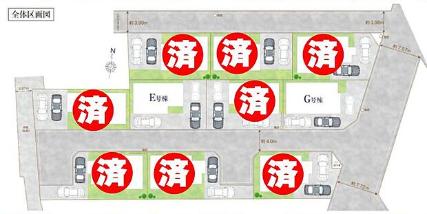 区画図です