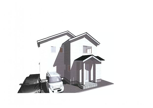 【7号棟参考プラン外観】あくまで参考となりますので標準仕様内であればお色変更は無料でお承り可能です！