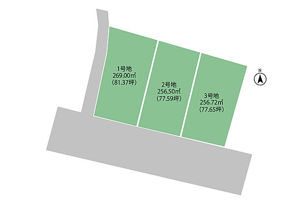 区割図です