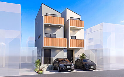 【建物参考プラン 外観パース】