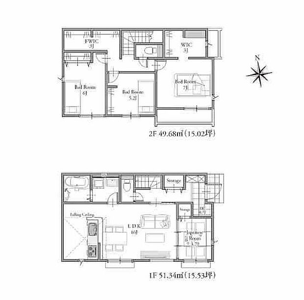 (2号棟)、価格3478万円、4LDK、土地面積128m2、建物面積101.02m2