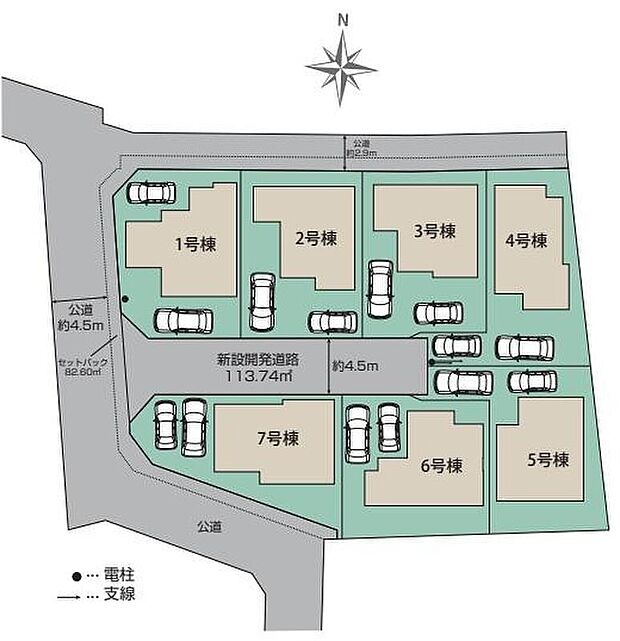◆小学校まで徒歩12分と、お子様の通学負担が少ない環境！
生活利便施設が点在し、閑静な住宅街が広がる子育て世代に人気なエリア♪