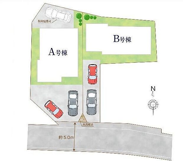 【全体区画図】◆JR中央線「高尾」駅までバス21分/バス停「陵北大橋」停歩6分♪始発駅のため座ってらくらく通勤！