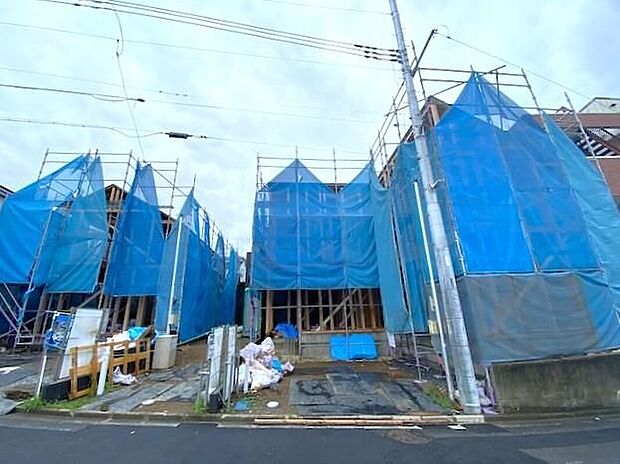 【前面道路含む現地写真】実際の現地を見てみると図面などではわからない、新たな発見もありますのでまずはお気軽にお問い合わせください♪