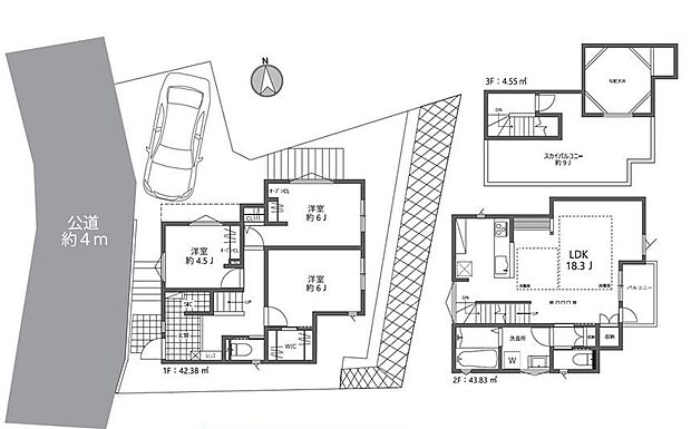 3LDK 5280万円 土地面積128.71m2 建物面積90.76m2