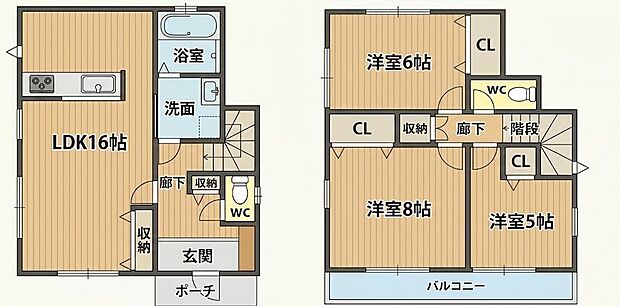 3LDK 4380万円 土地面積109.05m2(33坪)建物面積86.11m2(26.05坪)