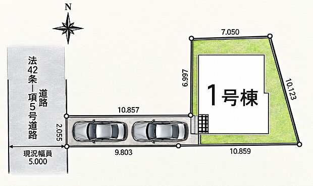 【-】車2台駐車可!