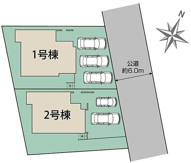 １号棟　４，５９０万円
２号棟　４，２３０万円