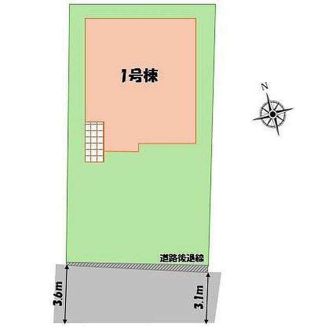 南道路の整形地!!陽当たり・採光良好です♪
前面道路は住人以外の車の進入も少なく、小さなお子様を持つご家庭にも安心です♪