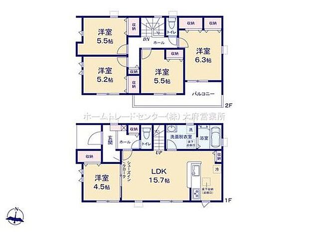 (1号棟)、価格3780万円、5LDK、土地面積161.05m2、建物面積105.18m2
