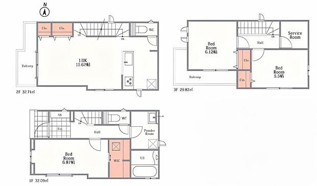 (A号棟)、価格4390万円、3LDK+S、土地面積80.56m2、建物面積100.93m2