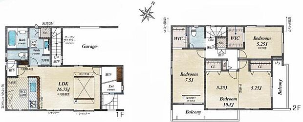 (１号棟)、価格3380万円、3LDK、土地面積120m2、建物面積118.32m2
