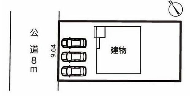 【区画図】1号棟 2,999万円