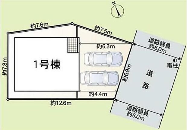 【全体区画図】１号棟　２，３９０万円