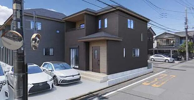 完成予想パースです(同社施工の完成物件・モデルハウスがご見学できます)