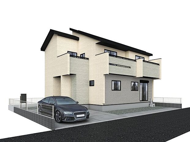 完成予想パースです(同社施工の完成物件・モデルハウスがご見学できます)