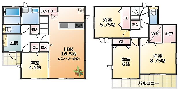 全室南向きで陽当たりの良い間取りです