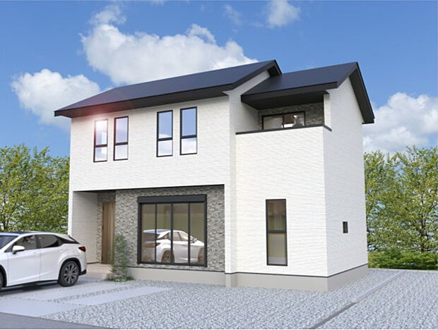 完成予想パースです（同社施工の完成物件・モデルハウスがご見学できます）