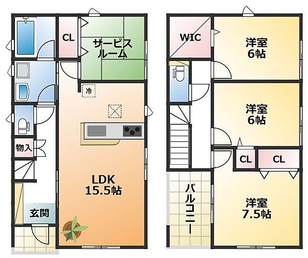 【3LDK+S(納戸)】【土地+建物+外構】すべてコミ♪頭金なしでご購入可能♪ マイカーやショッピングローンも「おまとめローン」がご利用できます。 毎月の支出がぐっと抑えられ、子育てや貯金、日々のお買い物に余裕が持てます。