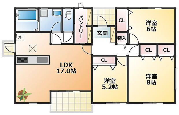 【3LDK】【土地+建物+外構】すべてコミ♪頭金なしでご購入可能♪ マイカーやショッピングローンも「おまとめローン」がご利用できます。 毎月の支出がぐっと抑えられ、子育てや貯金、日々のお買い物に余裕が持てます。