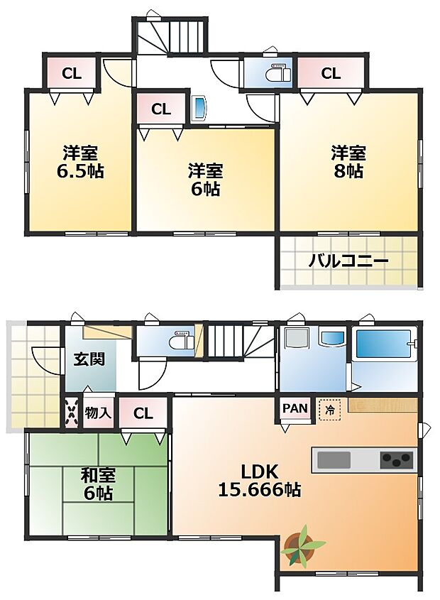 【4LDK】【土地+建物+外構】すべてコミ♪頭金なしでご購入可能♪ マイカーやショッピングローンも「おまとめローン」がご利用できます。 毎月の支出がぐっと抑えられ、子育てや貯金、日々のお買い物に余裕が持てます。