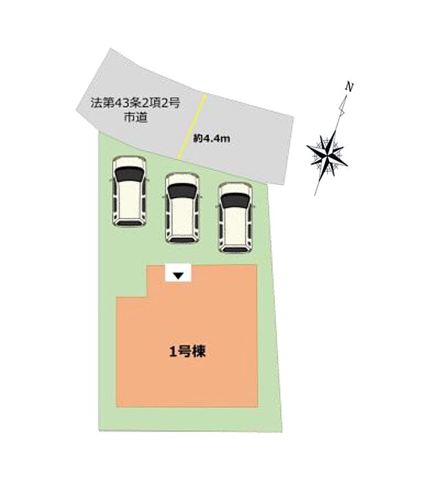 配置図（1号棟）