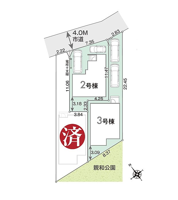 配置図（3号棟）