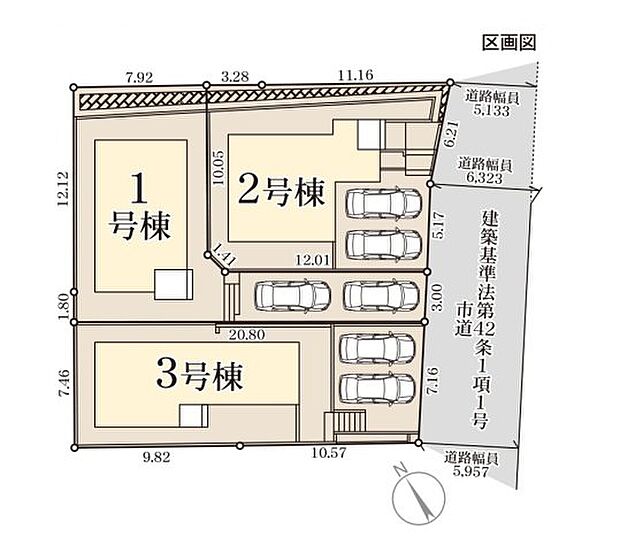 配置図（1号棟）