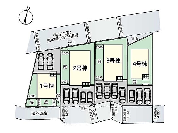 配置図（1号棟）