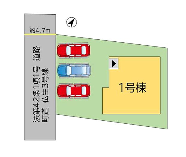 配置図（1号棟）