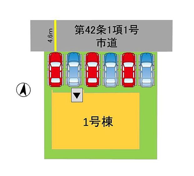 配置図（1号棟）