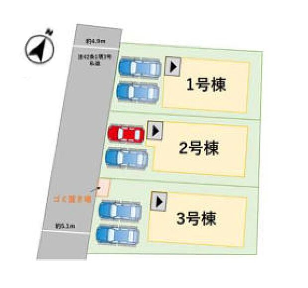 配置図(3号棟)