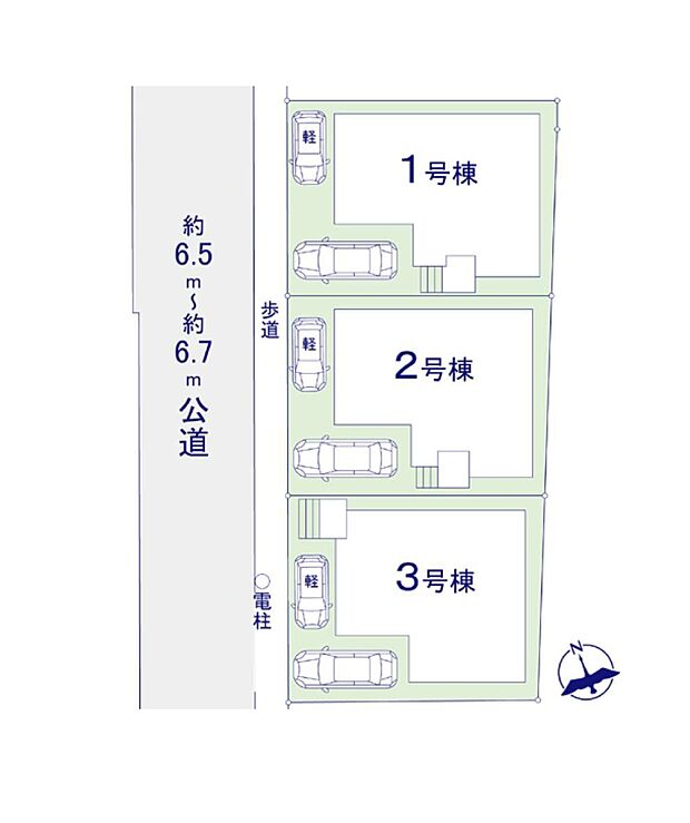 配置図(2号棟)