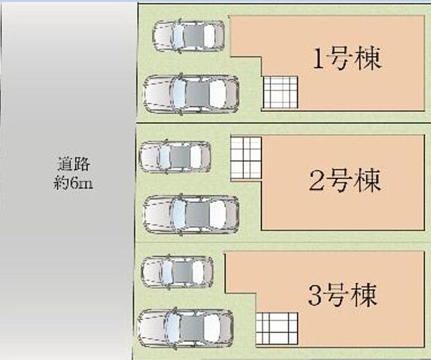 配置図（1号棟）