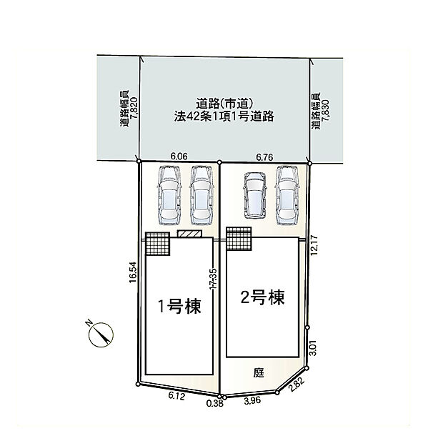 配置図(1号棟)