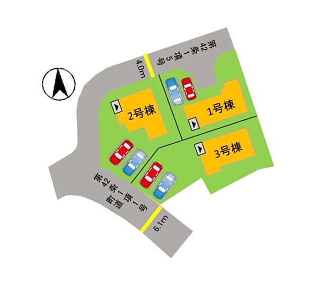 配置図（1号棟）