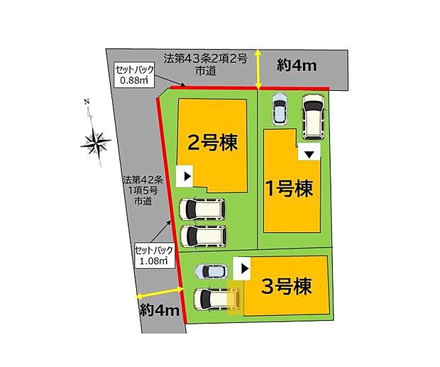 配置図(2号棟)