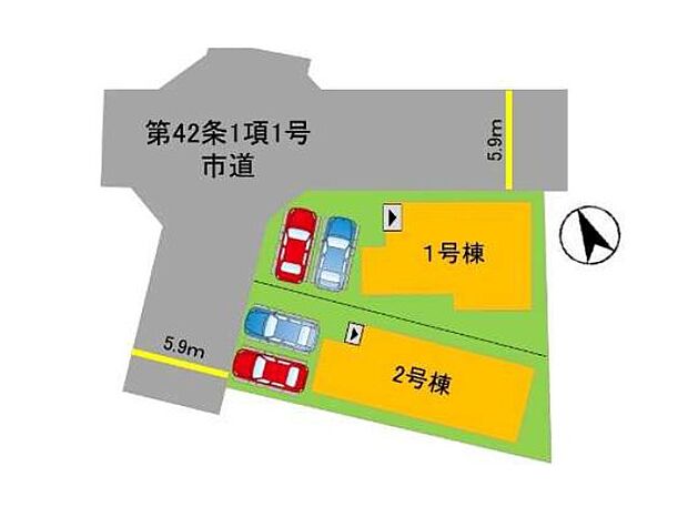 配置図(2号棟)