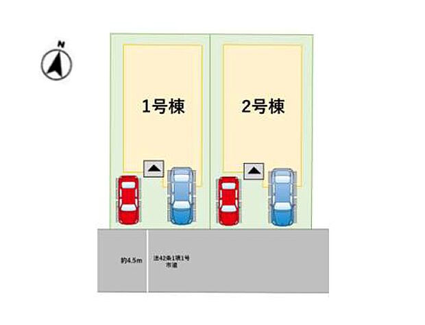 配置図（2号棟）