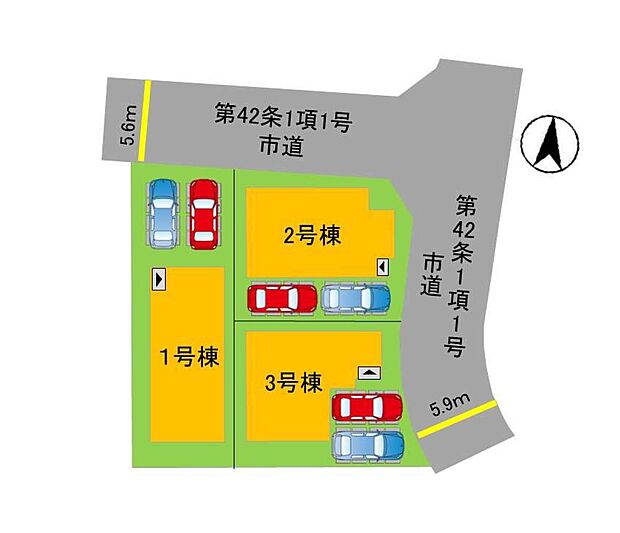 配置図（3号棟）