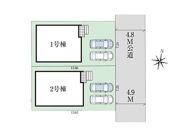 配置図(1号棟)