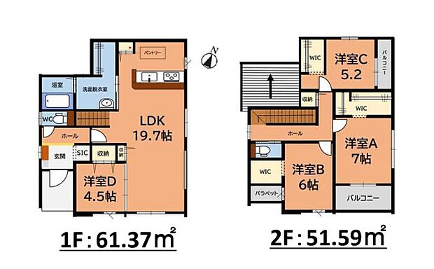 【4LDK】訪問者をカメラで確認できるTVインターホン設置済み。全居室が洋室ですので、お掃除がしやすいです。初めてのマイホームに新築戸建てはいかがでしょうか。窮屈さを感じないゆとりある1坪以上の浴室で入浴も快適です。ご希望のお住まいを探しませんか。当社では数多くの不動産情報を取り扱っております。住まい探しは是非私どもにもサポートさせてください。