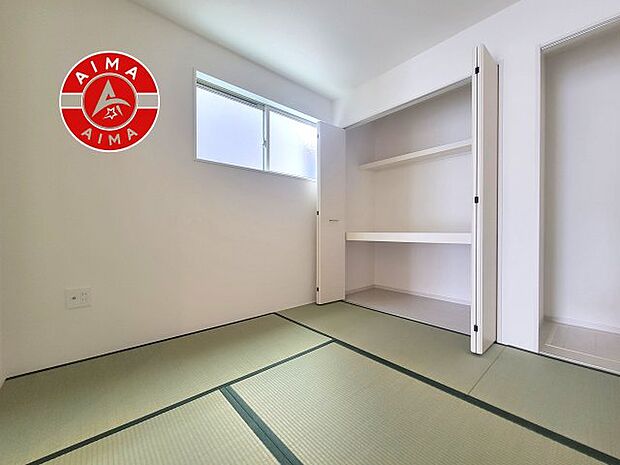 【和室】将来的に、琉球畳を引きまして和室風にすることも可能です。