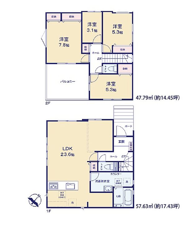 【4LDK】日々の暮らしに便利なマルキョウ警弥郷店(スーパー)まで289mです。シューズボックス付きの、収納の多い玄関となっています。建物面積が105.42m2と十分な広さでゆったりと生活できるのではないのでしょうか。福岡市南区にあるこちらの一戸建てに関して、何かご不明な点などがございましたら、ぜひお問い合わせ下さい。内覧予約なども承っております。
