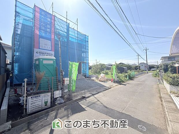 前面道路の写真です。