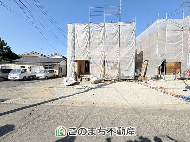 建築中現地写真（同社施工完成物件・モデルハウスがご見学いただけます）