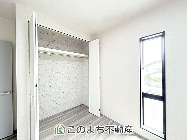 【収納】各居室に収納付で住みやすさにこだわっています♪